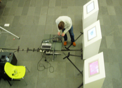 Souncities performance by Stanza. The project is available for exhibition, workshops and live performance.